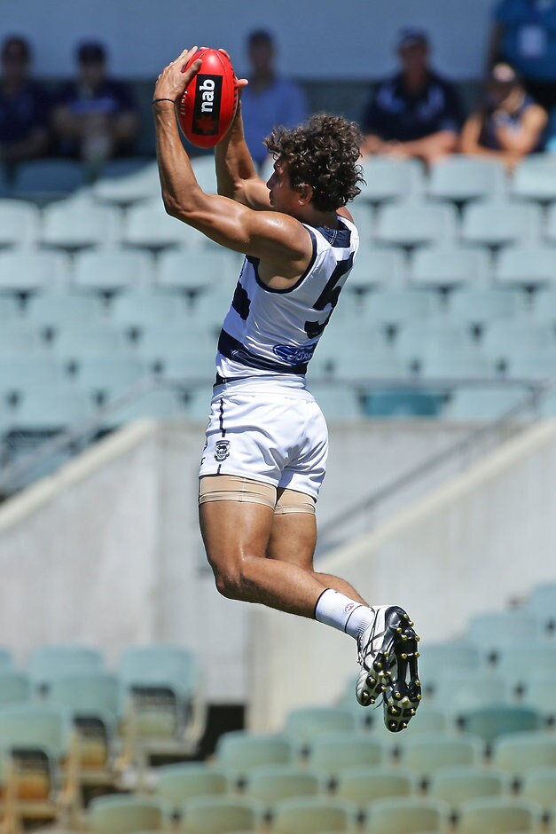 AFL 2016 NAB Challenge - Fremantle v Geelong Nakia Cockatoo is likely to find himself in hot water for his sling tackle on Michael Johnson - ${keywords}
